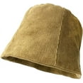 thumbnail image 2 of YooGuoGuo Corduroy Bucket Hat Packable Reversible Fisherman Hat Windproof Fall Winter Hat Travel Beach Summer Cap Boonie Cap, 2 of 3