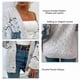 thumbnail image 3 of Suéter Navideño Con Frente Abierto, Patrón De Punto, Elegante Patrón De Ciervos Navideños, Suéter De Prendas De Vestir Navideñas Para Mujer, Moderado, Fino Y Grueso, Para, 3 of 7