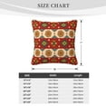 thumbnail image 4 of ZICANCN Boho Southwestern Aztec Style Throw Pillow Covers, Bed Couch Sofa Knit Decorative Pillow Covers for Living Room Farmhouse, 22"x22", 4 of 8