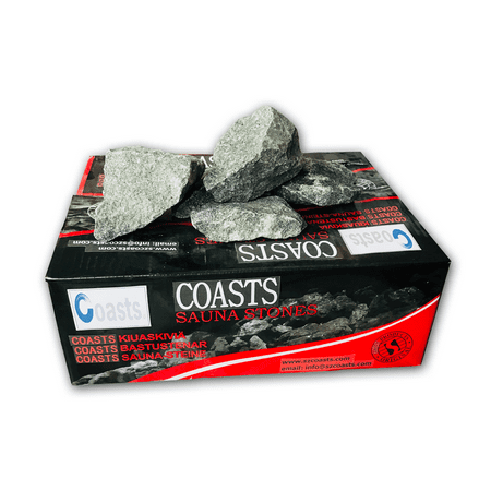 COASTS SSBAG 35 Lbs of High Quality Replacement Sauna Heater Rocks/Stones