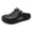 Black, variant on Men's Thick Soled Clogs Summer Adjustable Strap Closed Toe Sandals Lightweight Breathable Outdoor Travel Casual Walking Shoes Red Size 8.5