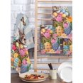 thumbnail image 2 of Easter Bunny Kitchen Dish Towels for Drying Dishes Set of 4, Colorful Eggs Spring Tulips Flower Blue Stripes Waffle Weave Microfiber Hand Tea Bathroom Towels Quick Dry & Absorbent Towel 15.7x23.6, 2 of 7