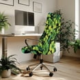 thumbnail image 3 of Renewold Office Chair Cover Executive Computer Chair Slipcover Stain Resistant High Back Chair Protector for St Patricks Day Home Decor Universal Fits, Cute Green Clover, L, 3 of 7