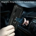 thumbnail image 3 of For Samsung Galaxy S22 Premium Magnetic Ring Kickstand Hybrid Case Cover, 3 of 4