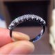 thumbnail image 1 of Anillos de joyería de moda CC para mujer, dijes de Zirconia cúbica, compromiso de boda nupcial, anillo de Color oro blanco, triangulación de envío Tan Jianjun unisex, 1 of 2