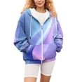 thumbnail image 6 of Bovemsi Sweatshirt for Women Zip Activewear Jacket Coat Printed Fall Outwear With Pockets Zip Up Hoodie, 6 of 7