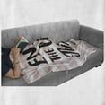 thumbnail image 6 of Enjoy the Little Things Soft Flannel Fleece Throw Blanket, Hand Drawn Calligraphy on Stripped Pastel Background, Cozy Plush for Indoor and Outdoor Use, 60" x 80", Pale Pink White, by Ambesonne, 6 of 6