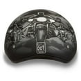 thumbnail image 3 of DAYTONA DOT Slim Line Skull Cap 1/2 Half Motorcycle Helmet Graphics 21 Styles, 3 of 6