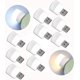 thumbnail image 1 of 12 luces nocturnas enchufables usb,mini luces nocturnas redondas, luces nocturnas portátiles, luces de protección ocular suaves, adecuadas para dormitorios,pasillos,cocinas,10 luces cálidas,2 blancas, 1 of 7