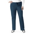 thumbnail image 2 of Wink WonderFLEX Women Faith Multi-Pocket Cargo Scrub Pant, Caribbean Blue, L Tall, 2 of 7