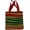 Red, variant on Kukuzhu Crochet Tote Bag for Women Small Cute Stripe Knitted Bag Colorful Pouch Aesthetic Knit Purse Hand Shoulder Bag