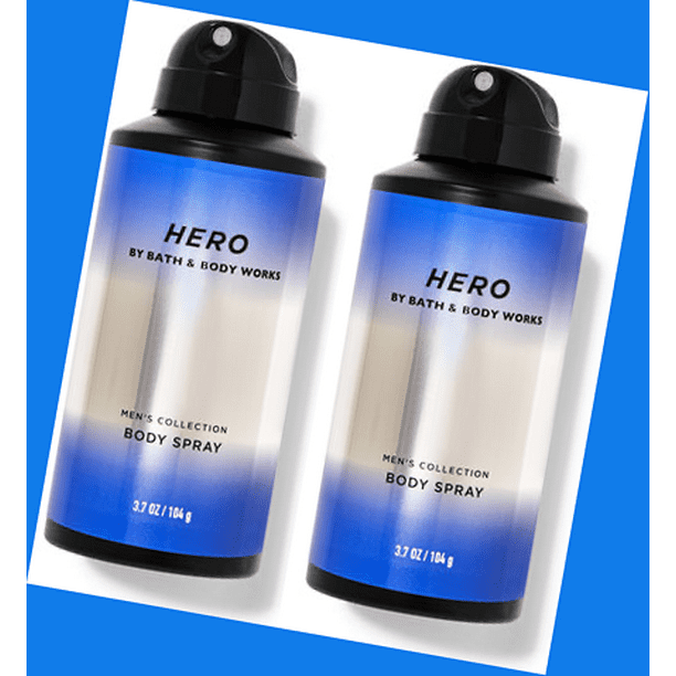 Bath & Body Works Hero Men's Collection Body Spray 3.7 oz. set of 2