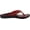 Red, variant on Spenco Yumi Nuevo Snake Women's Orthotic Thong Sandal