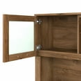 thumbnail image 3 of Bush Furniture Somerset 60W L Shaped Desk with Hutch, Fresh Walnut, 3 of 7