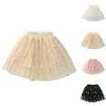 thumbnail image 4 of KAUOD Girls Mesh Tulle Tutu Skirts Cute Flower Tiered Pleated Skirt Kids Toddler Ballet Dance Party Short Dress, 4 of 5