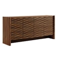 thumbnail image 6 of Emric Wave 66" 4-Door Sideboard in Walnut, 6 of 10