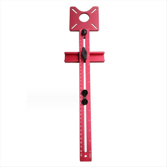 Base de Soporte Ranura Fresado para Recortadora, Guía Borde, Posicionamiento, Tabla Cortar Circular, Herramienta, Fresadora, Plantilla Pulgadas y cm A