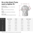thumbnail image 5 of Kdxio Men's Hawaiian Shirt for Men Short Sleeve Shirt Black White Music Summer Casual Holiday Beach Button Down T-Shirts, 5 of 7