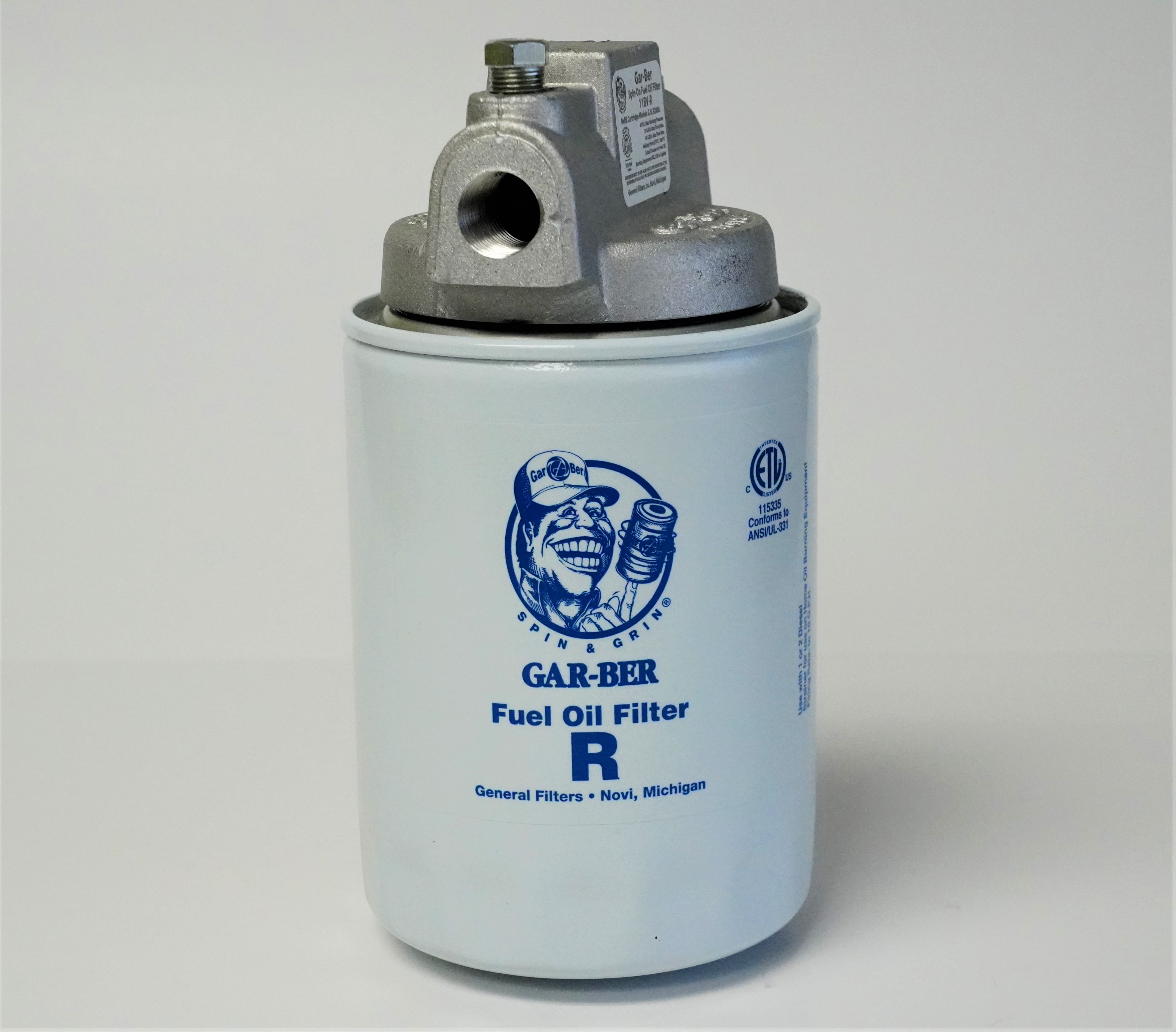 Two New #R Gar-Ber R Spin On Fuel Oil Filter Epoxy Coated Garber Cartridge 2 