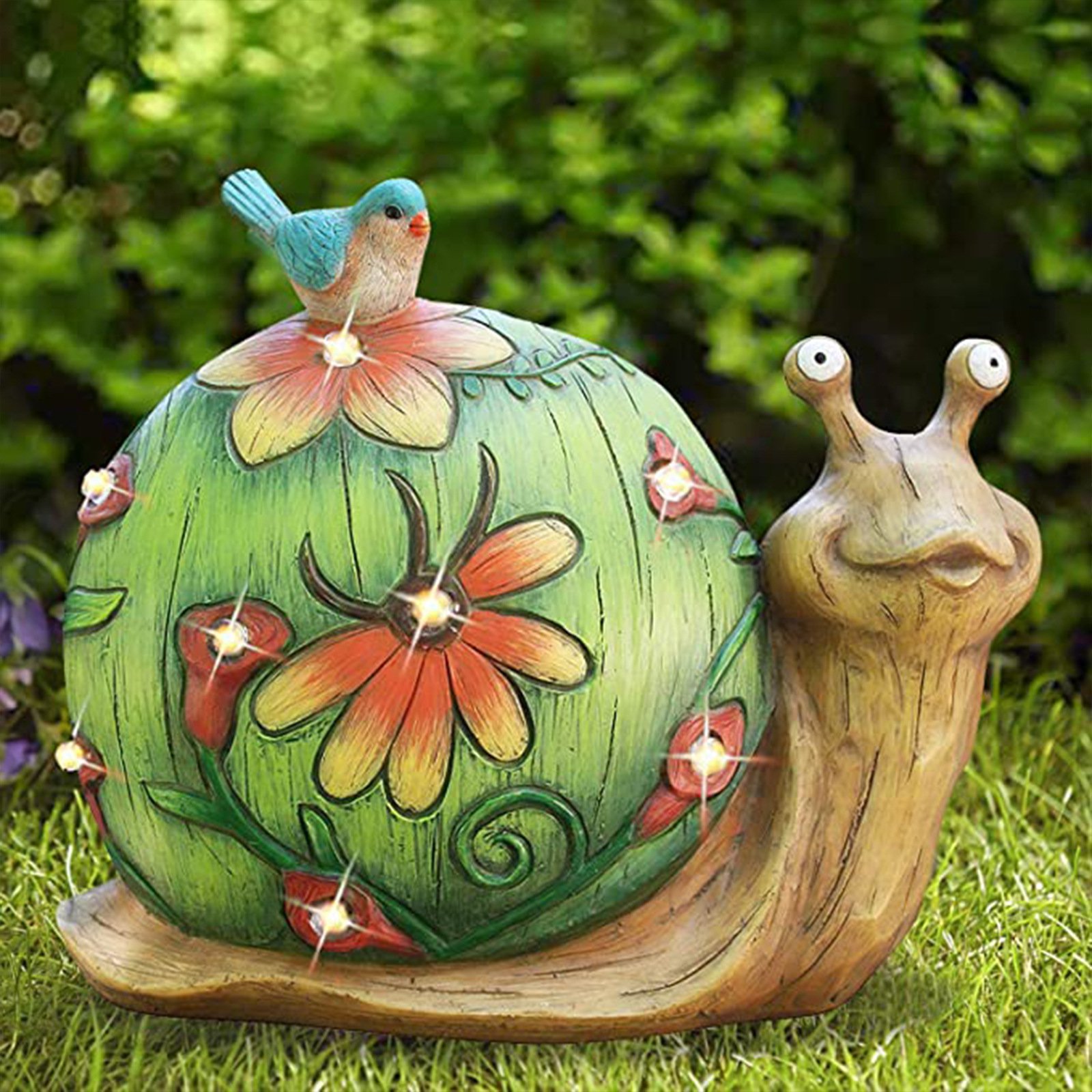 TOOAD sunlight snail decoration garden statue animals solar energy resin, luminous lamp animal figurine ornaments exterior, for garden entrance christmas gift party | Walmart Canada TOOAD sunlight snail decoration garden statue animals solar energy resin, luminous lamp animal figurine ornaments exterior, for garden entrance christmas gift party | Walmart Canada
