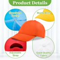 thumbnail image 3 of Gorras de béisbol IJRPLM pack de 10 para niños 50‑54 cm DIY, 3 of 7