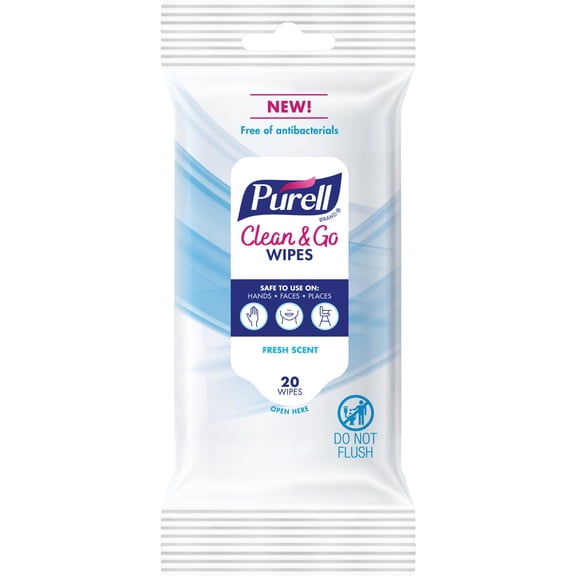 GOJO INDUSTRIES INC Purell Hand Sanitizer Wipes, 20 Wipes each Value Pack of 28 — Household & Commercial Use, Effective Formula