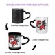 thumbnail image 3 of Taza de café de cerámica de la Universidad de Fairfield, 11 oz, taza sensible al calor, taza que cambia de color con cielo estrellado para la oficina y el hogar, 3 of 5