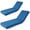 Blue, variant on Zikebtuy 2 Pcs Chaise Lounge Cushions 72x21x5 inch Thick Waterproof Outdoor Furniture Cushions with Removable Cover Blue