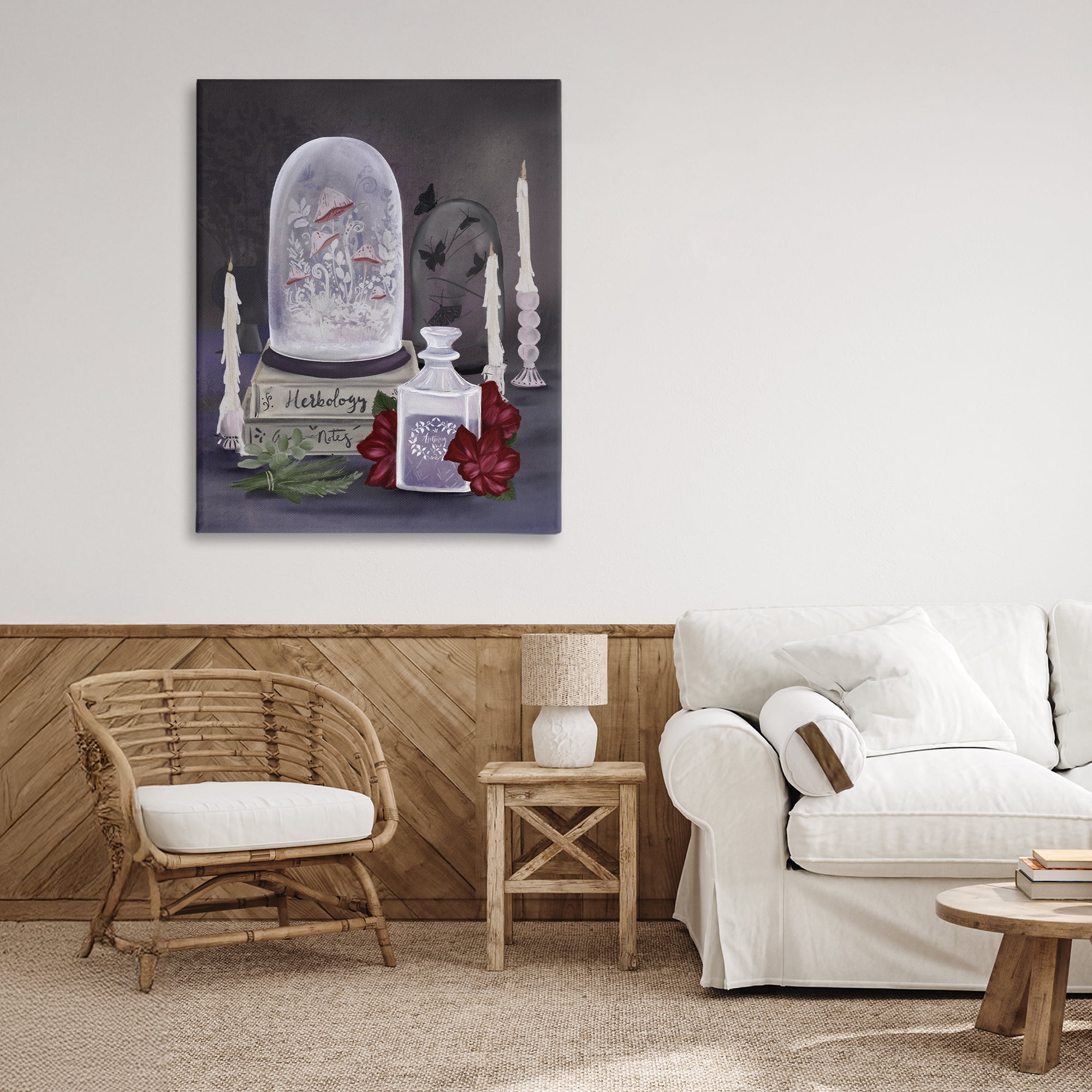 Stupell Industries Spooky Apothecary Vibes Canvas Wall Art, design by Adreane Fippinger