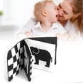 thumbnail image 3 of Children Visual Development Washable Cloth Book Early Educational Infant Book ToySmile Face, 3 of 4