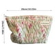 thumbnail image 2 of Bolsa de Maquillaje de Tela Floral, Bolsa de Viaje Grande, Organizador de Cosméticos de Tela, Impermeable, Plegable, Portátil, para Dormitorio, para Oficina, con Capacidad Amplia, 2 of 7