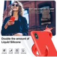 thumbnail image 3 of IPhone 6s case, soft liquid silicone, ultra-thin rubber, whole body protectionRed, 3 of 5