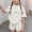White, variant on Cethrio Girls St. Patrick's Day Outfit Sets, Summer Short Sleeve 2 Piece Girls' Clothing Sets Purple Size 7-8