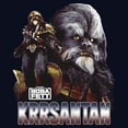thumbnail image 2 of Girl's Star Wars: The Book of Boba Fett Krrsantan the Wookiee The Twins Protector  Graphic Tee Navy Blue X Large, 2 of 4