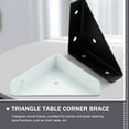 thumbnail image 3 of BESTYASH 4Ud Soportes Triangulares Para Esquinas En Hierro Para Muebles Refuerzo De Estantes Y Mesas, 3 of 7