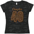 thumbnail image 3 of Inktastic Chapter 40 Fortieth Birthday Leopard Print Women's T-Shirt, 3 of 5
