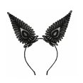 thumbnail image 1 of Encaje conejo oreja tocado gato oreja personaje tocado Halloween accesorios para el cabello, 1 of 5