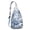 Sky-blue-25, variant on 4-Pockets Cross Body Bags for Woman Men,Cute Sea Life Sling Bag Chest Bag with Adjustable Strap Women's Crossbody Bags for Outdoors Hiking Traveling
