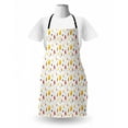 thumbnail image 3 of Autumn Apron, Modern Art Themed Simplistic Colorful Seasonal Trees on Plain Background, Unisex Kitchen Bib with Adjustable Neck for Cooking Gardening, Adult Size, Earth Yellow Vermilion, by Ambesonne, 3 of 4