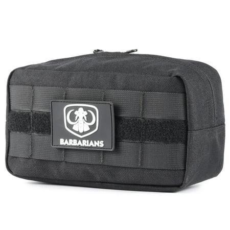 Molle Pouch - Barbarians Tactical MOLLE Utility Pouch Compact Horizontal, EDC Multi-purpose Admin Pouch Bag