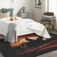 thumbnail image 4 of Cowboy Rugs for Bedroom - 5x7 Rug - Cowboy Rug - Western Horse Riding Area Rug - Boys Sunset Rugs - Wild West Carpet, 4 of 7