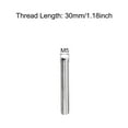 thumbnail image 2 of Uxcell Fully Threaded Rod M5 x 30mm 0.8mm Thread Pitch 304 Stainless Steel Right Hand Threaded Rods Bar Studs 5 Pack, 2 of 6