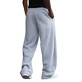 thumbnail image 3 of Domuza Barrel Sweatpants for Men 2026 Baggy Wide Leg Pants Casual Elastic Waisted Drawstring Sweat Pants Joggers with Pockets Light Gray XL, 3 of 5