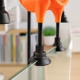 thumbnail image 5 of THOPBPRK Desk Fan, Personal Table Fan with StrongAirflow & Rechargeable Battery, Creative fan with FlexibleBendable 4-Legs Structure & Silicone Sucker for Bedroom Home , 1Pcs Orange, 5 of 7