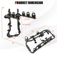 thumbnail image 4 of Costway 3-Bike Trunk Mounted Bike Rack Bike Carrier Rack for Sedan Hatchback Minivan, 4 of 9