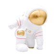 thumbnail image 2 of Estatuilla de la estatua del Espacio exterior Oficina en el hogar Habitación para niños Bar Guardería Estantería uppercut izquierdo Zulema Figuras de astronauta de resina, 2 of 8