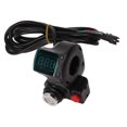 thumbnail image 2 of Electric Bike Twist Throttle, Electric Bike Throttle Grip ABS Durable Green Screen Lock  For Replacement, 2 of 8