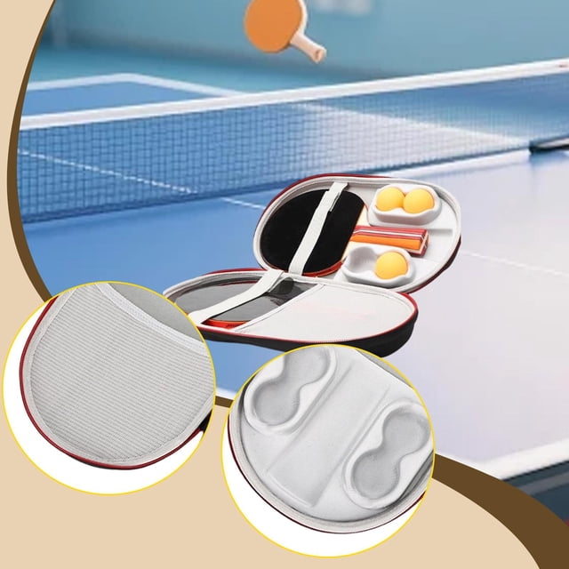 Bolsa de almacenamiento para raquetas de tenis de mesa, multifunción, resistente al desgaste, para viajes, gimnasios al libre.