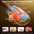 thumbnail image 6 of Comfier Electric Hand Massager with Heat Compression for Arthritis Carpal Tunnel, Upgraded Cordless Hand Massage Machine for Finger, Palm & Wrist Relief, Gifts for Women Men, 6 of 9