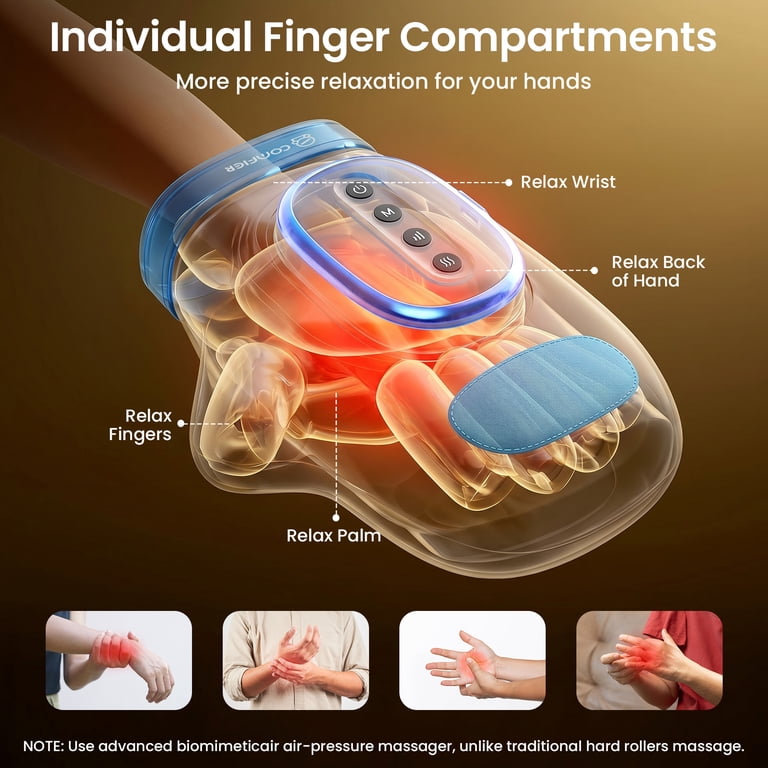 Comfier Electric Hand Massager With Heat, Cordless photo 6